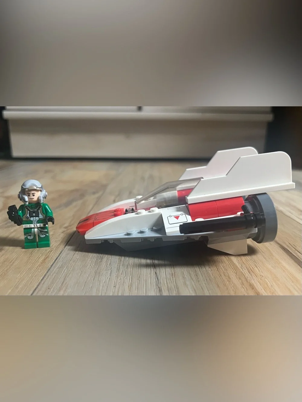Lego- Star Wars  - Rebel A-Wing Starfighter - Set 75247 *Mostly Glued Together
